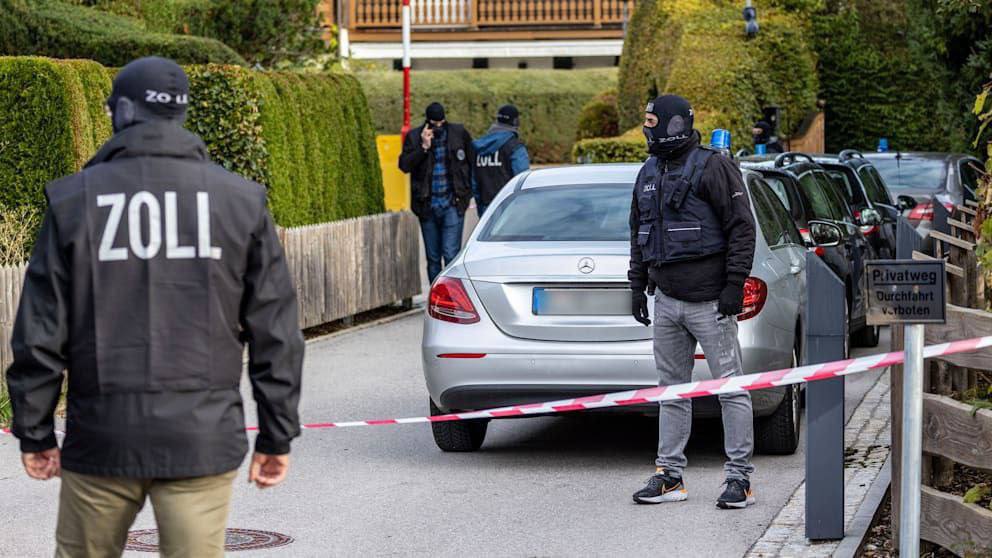 In Germany, searches were conducted on objects associated with Usmanov