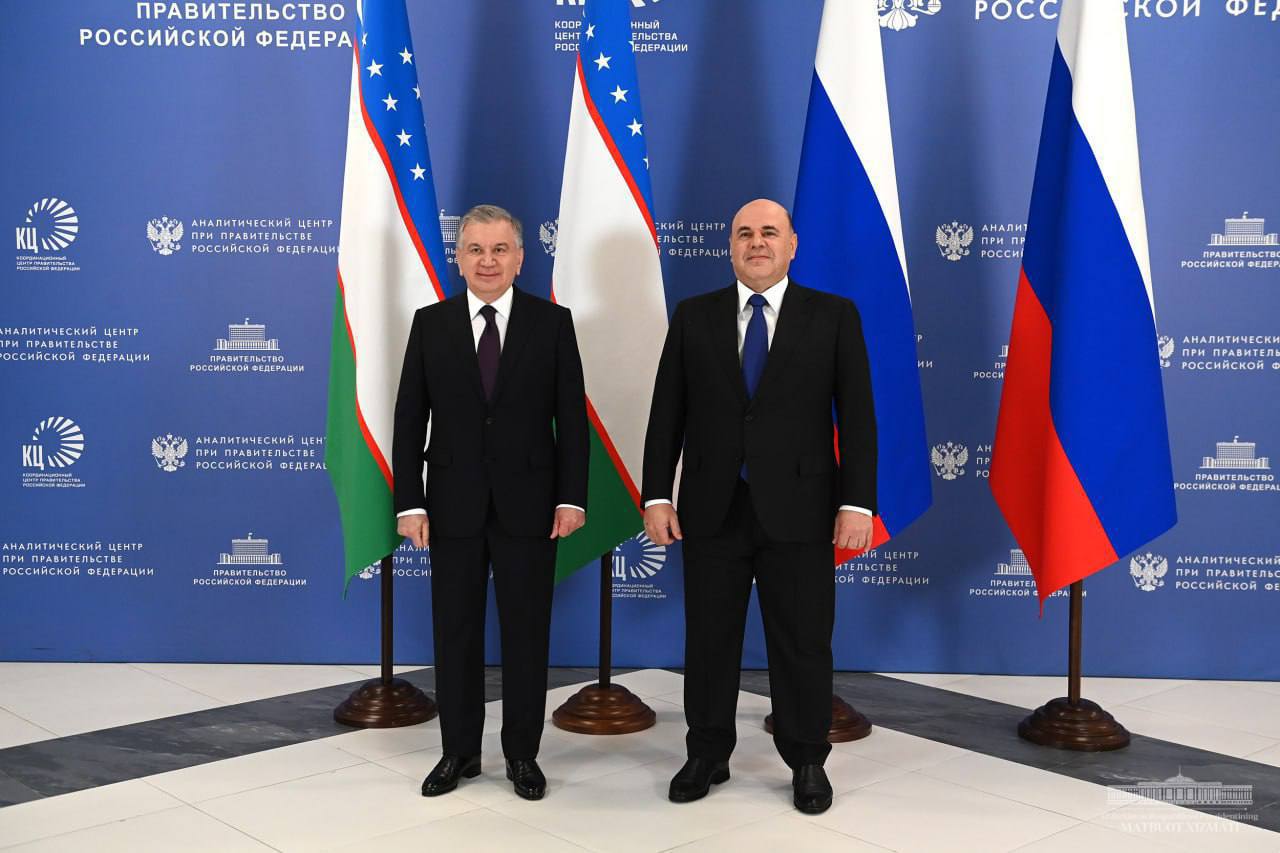 Shavkat Mirziyoyev negotiated with Mishustin