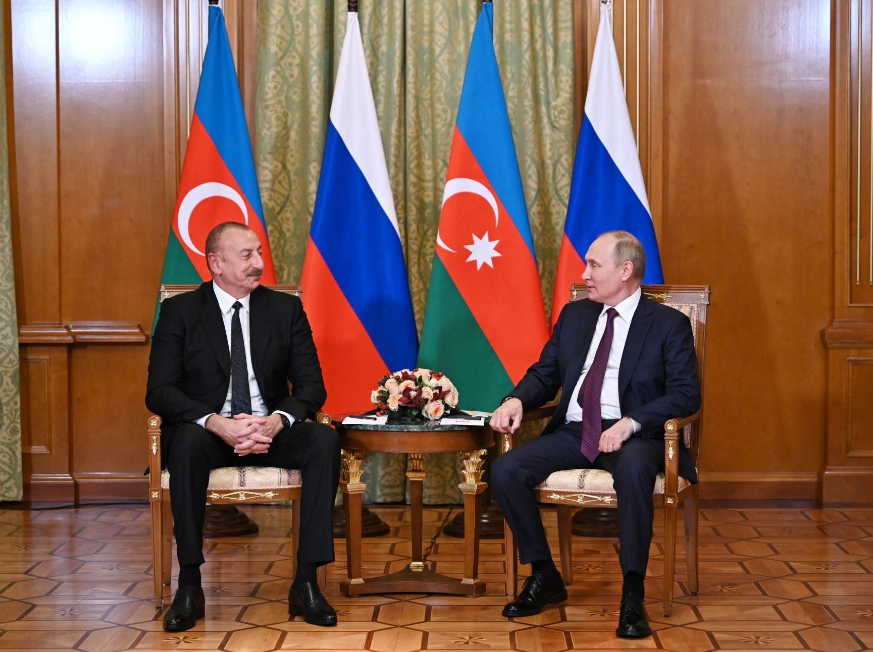 Ilham Aliyev congratulated Vladimir Putin on his birthday
