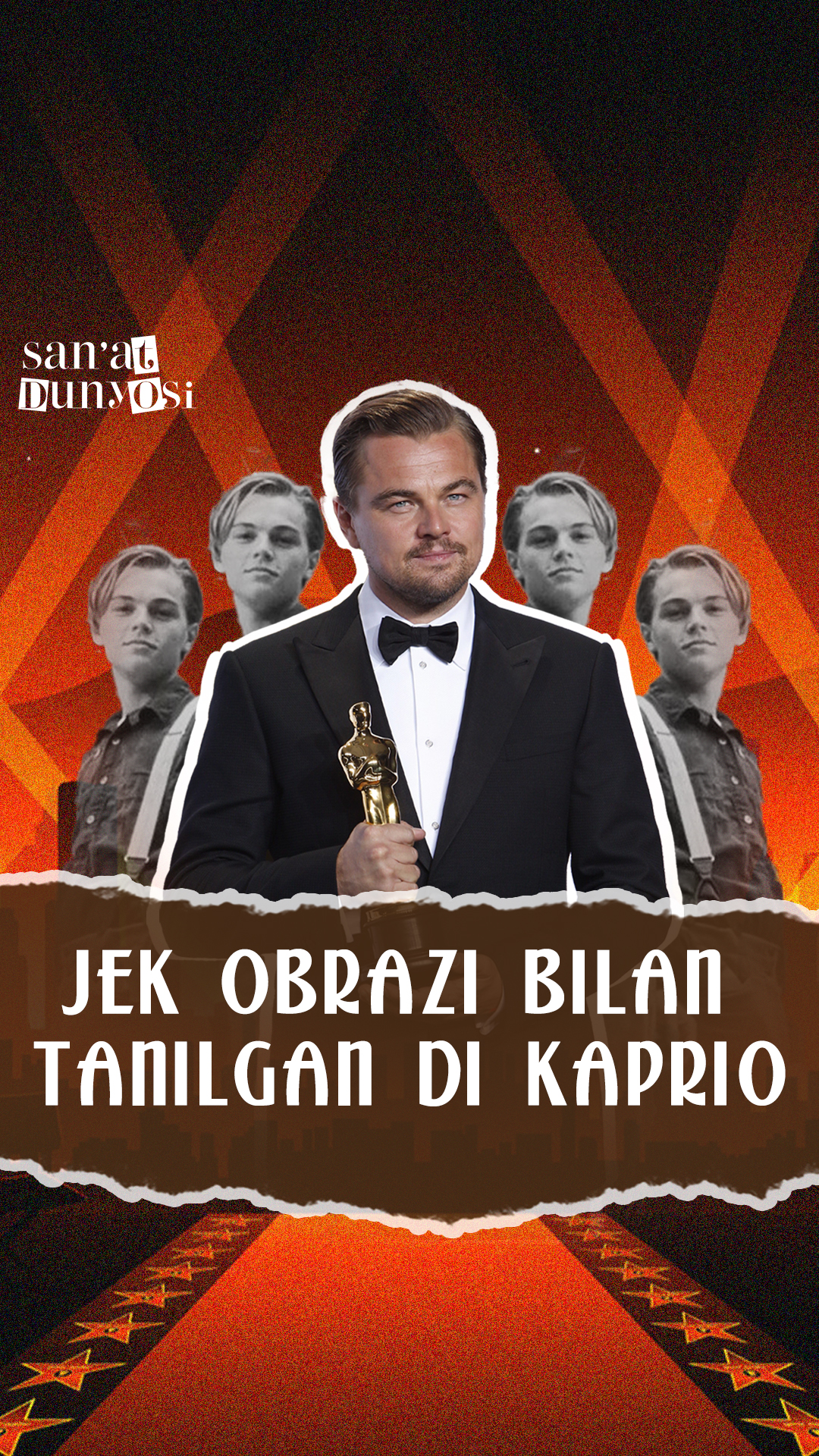 👨‍🎤 DiCaprio, known for his role as Jack