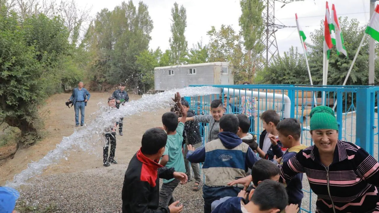 Residents of the village of Sogda were provided with drinking water
