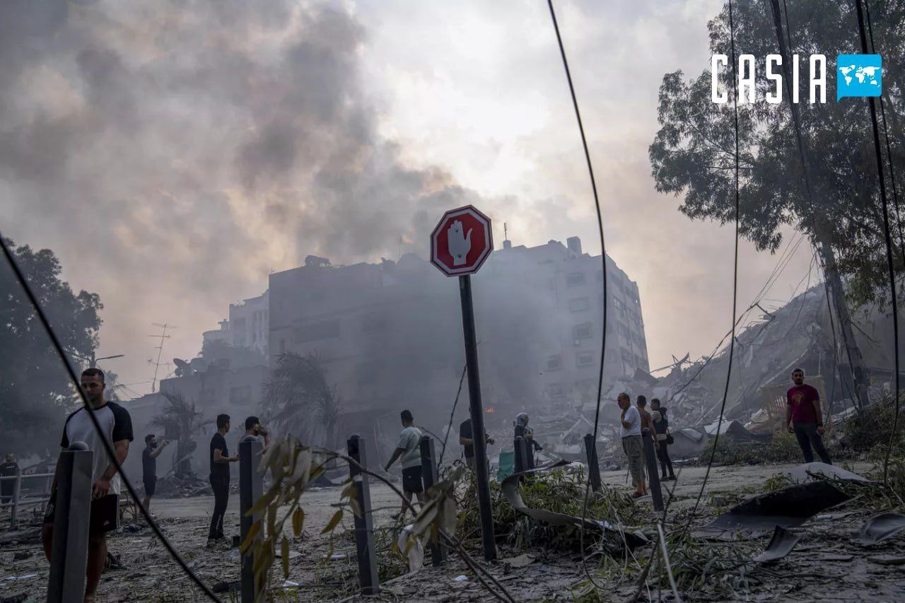 The electricity supply was cut off in the Gaza Strip