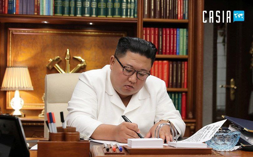 Kim Jong Un wished Putin victory over the "imperialist hegemony".