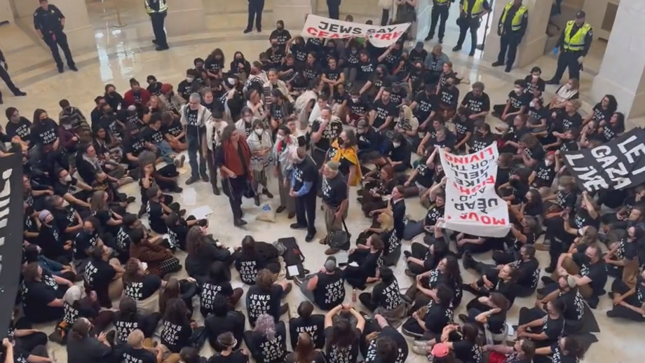 Supporters of Palestine occupied one of the buildings of the US Congress
