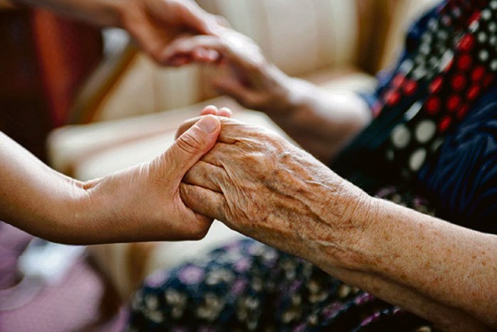 Elderly without care are subjected to a medical examination in" human " medical marlases