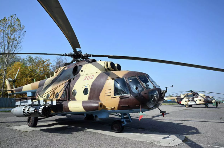 Uzbekistan added two combat helicopters to the air fleet of Kyrgyzstan