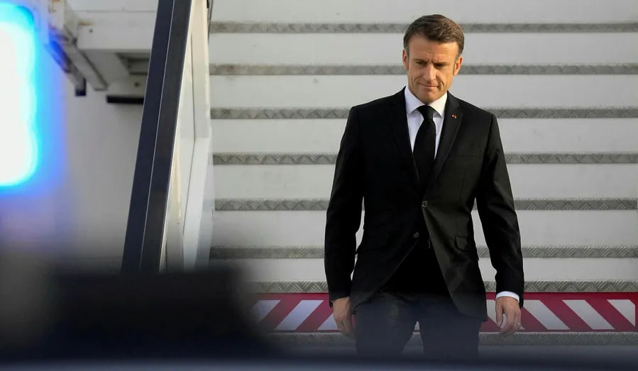 French President Emmanuel Macron also visited Israel