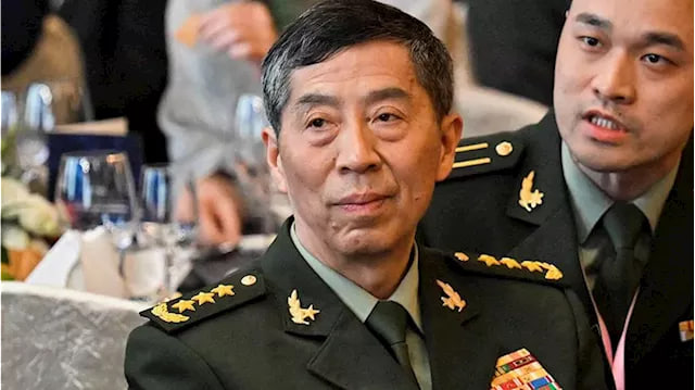 China's defense minister was dismissed
