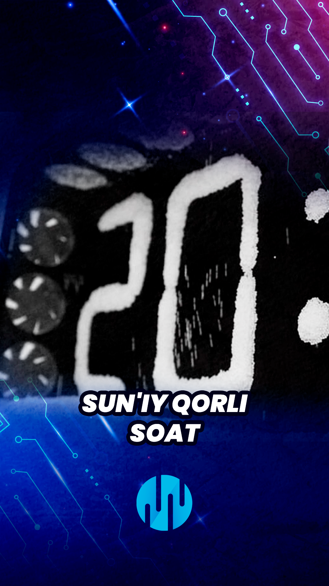 ⏰An artificial snow clock was invented by Korean engineers