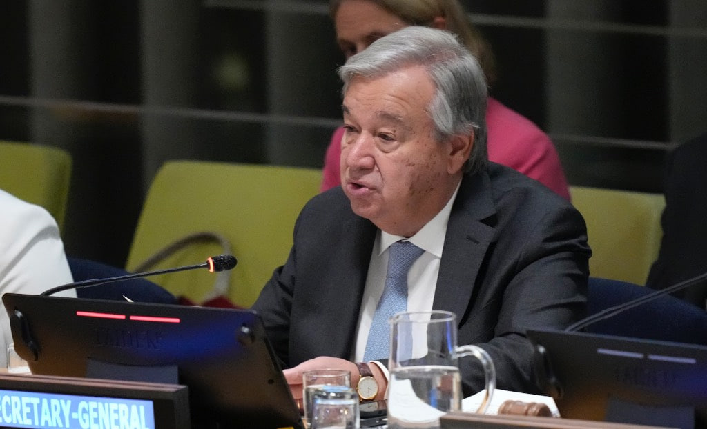 Guterres said his speech at the Security Council was misinterpreted