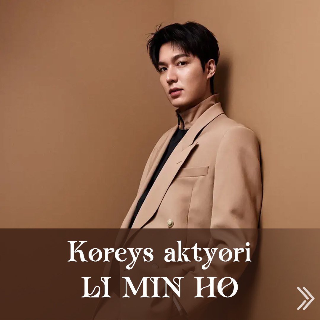 👨‍🎤Koreys aktyori Li Min Ho