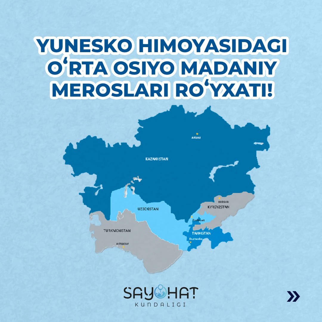 🌍 Oʻrta Osiyoning maftunkor merosi