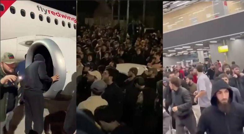 A plane from Israel caused a public disturbance at the Makhachkala airport