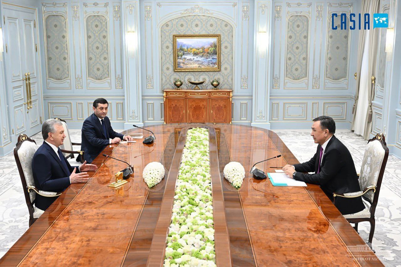 O‘zbekiston Prezidenti Turkiy davlatlar tashkiloti bosh kotibi bilan uchrashdi