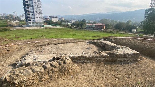 An ancient settlement was found during construction in Turkey