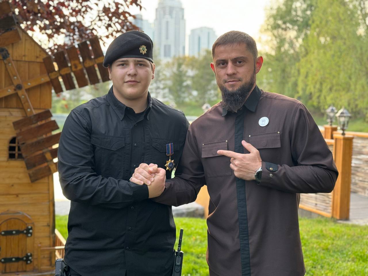 Ramzan Kadyrov's 15-year-old son Adam Kadyrov became the head of his security department.