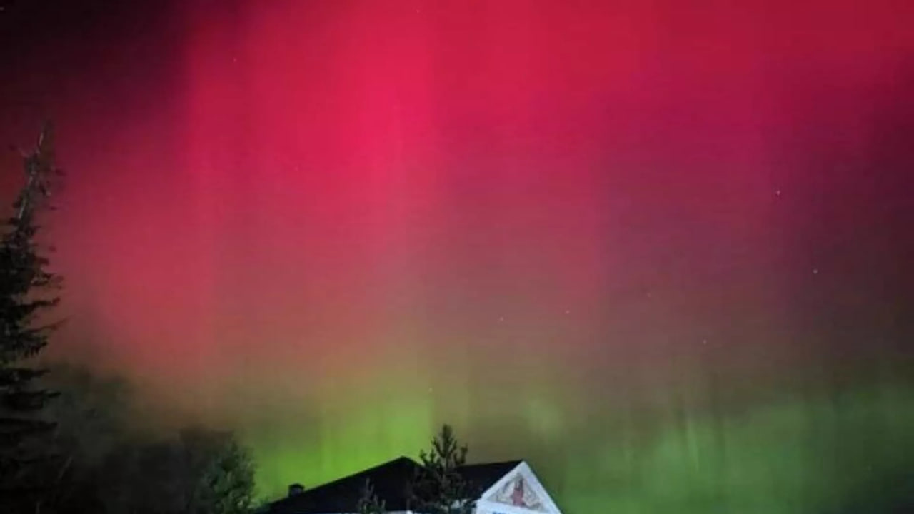 Last night, Kazakhstanis observed the northern lights