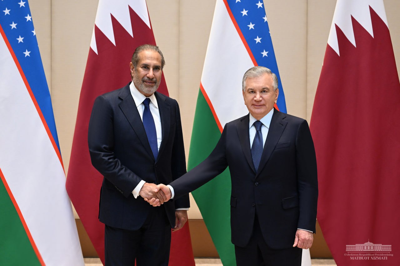 O‘zbekiston Prezidenti Qatarning sobiq Bosh vazirini qabul qildi
