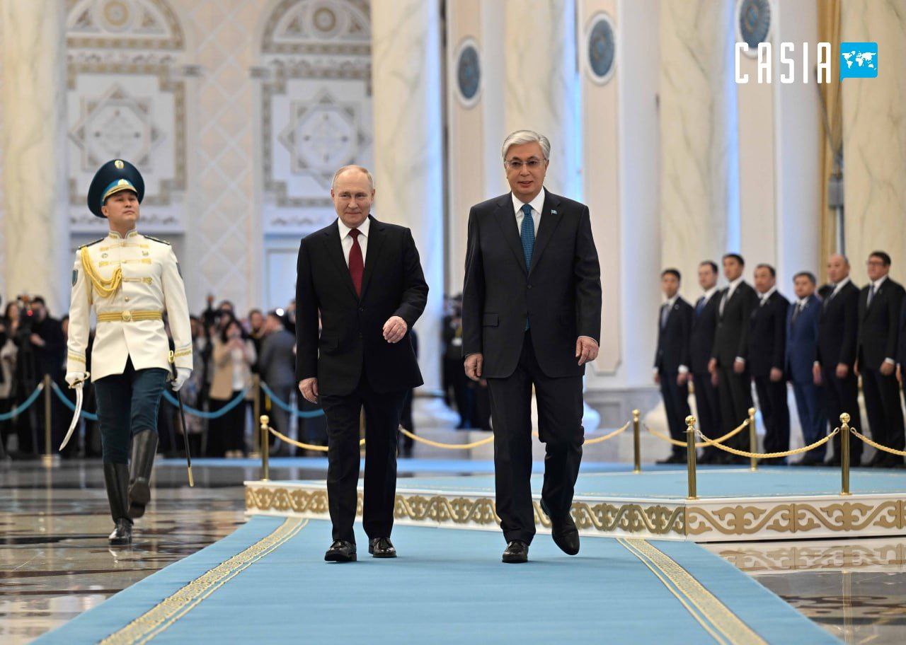 Vladimir Putin Qozog‘istonga keldi