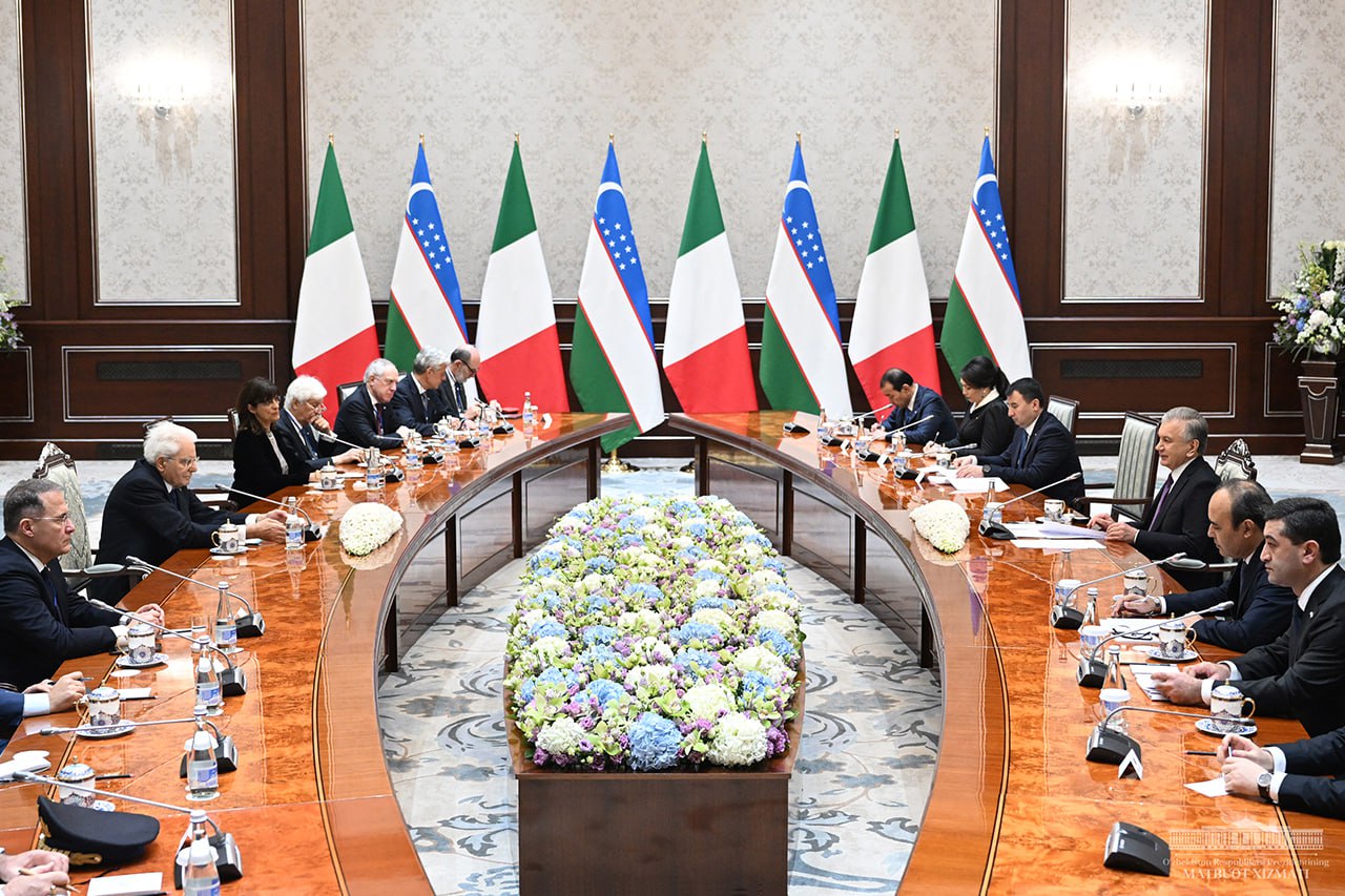 The President of the Republic of Uzbekistan and Italy announced the expansion of the strategic partnership