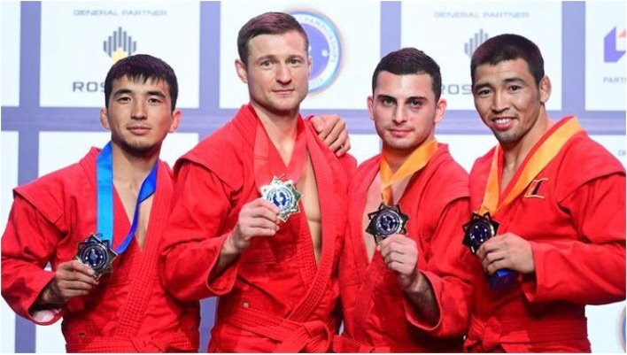 Kyrgyz athletes win medals at the World Sambo Championship 