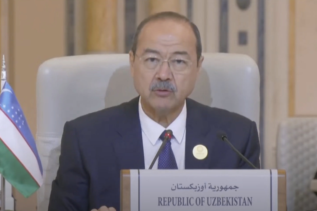 "We firmly state once again that we are together with the Palestinian people" - Abdulla Aripov