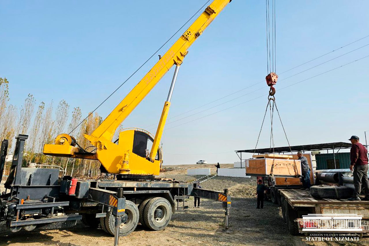 $1 million hydroelectric power plant is being built in Andijan