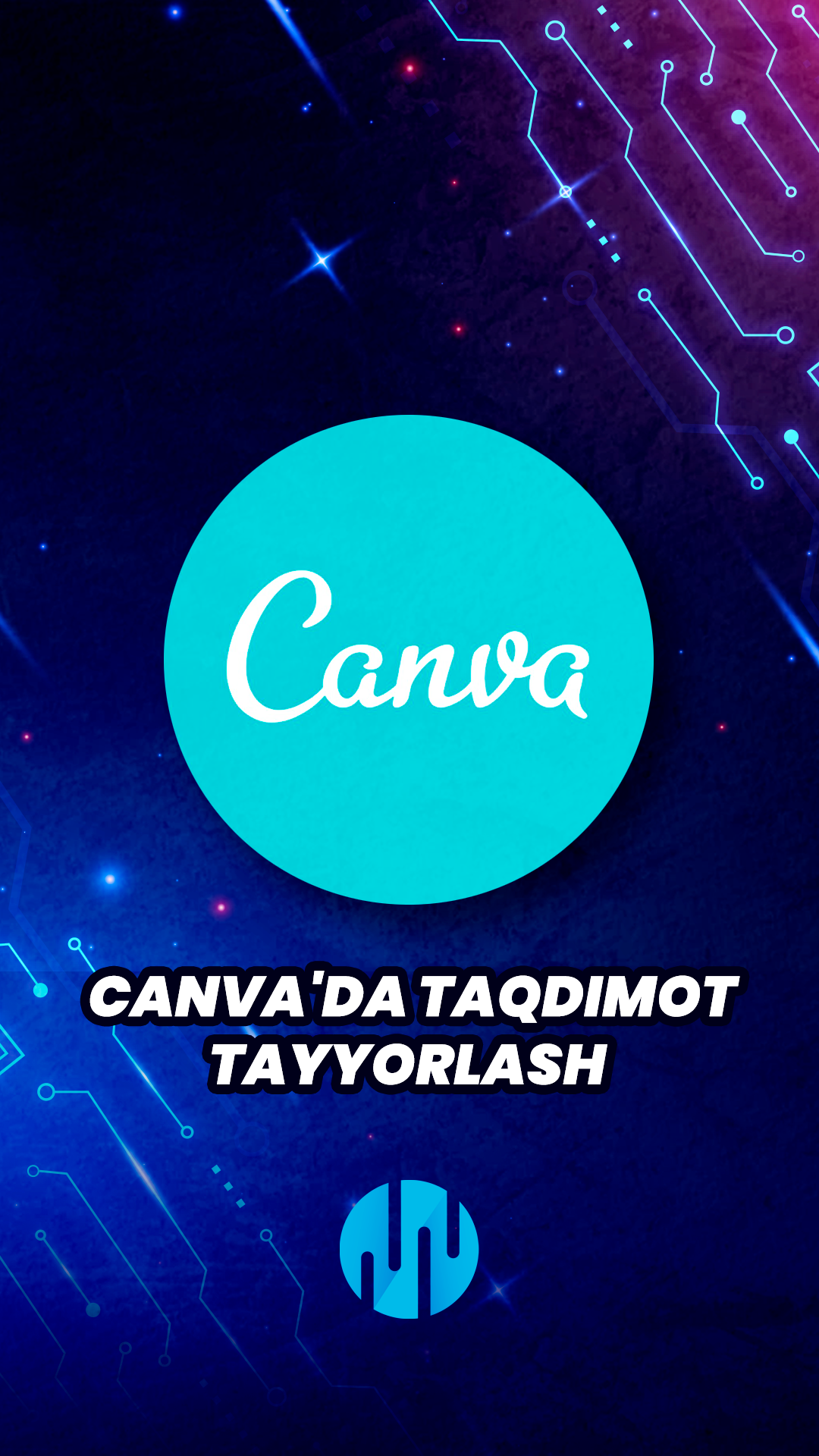 Preparing a presentation in Canva