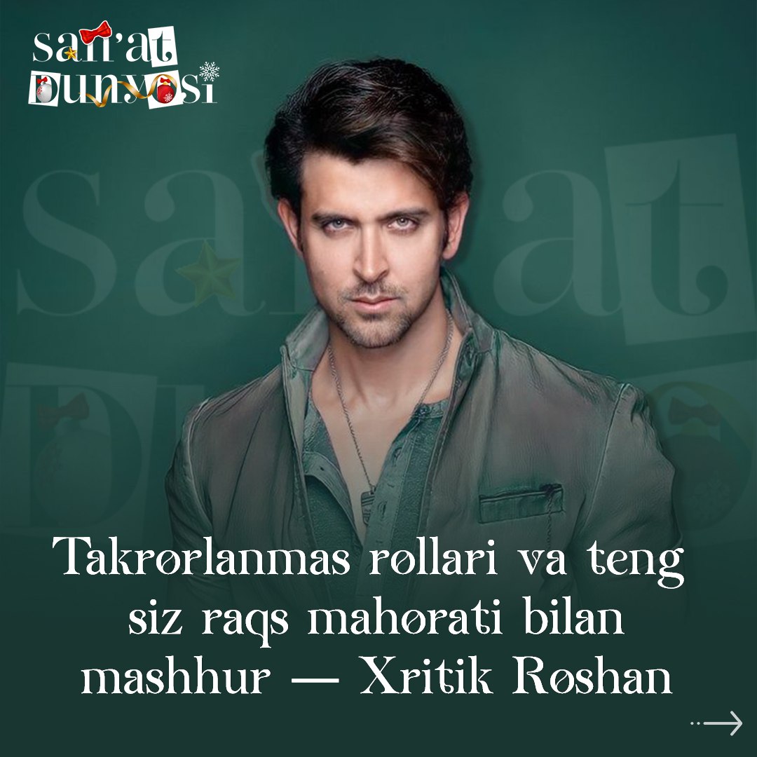 🕺Hrithik Roshan is famous for his unrepeatable roles and unparalleled dance skills