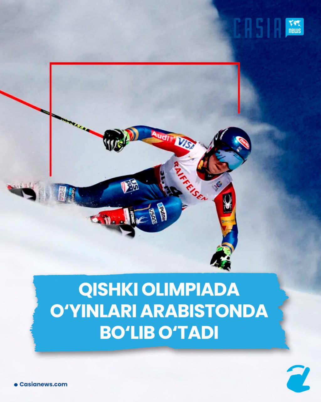 The Winter Olympics will be held in Arabia