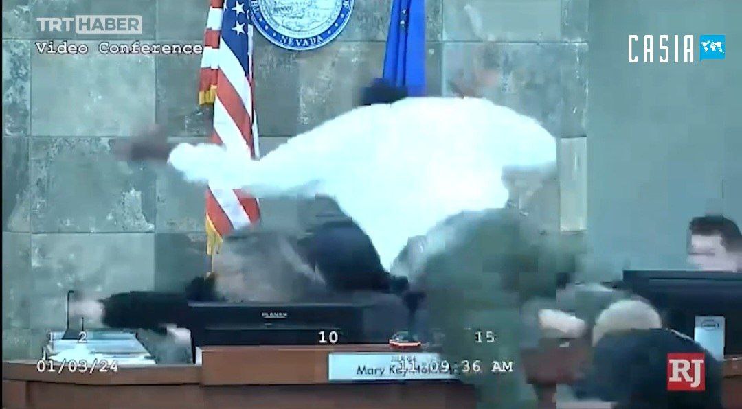 The accused attacked the judge