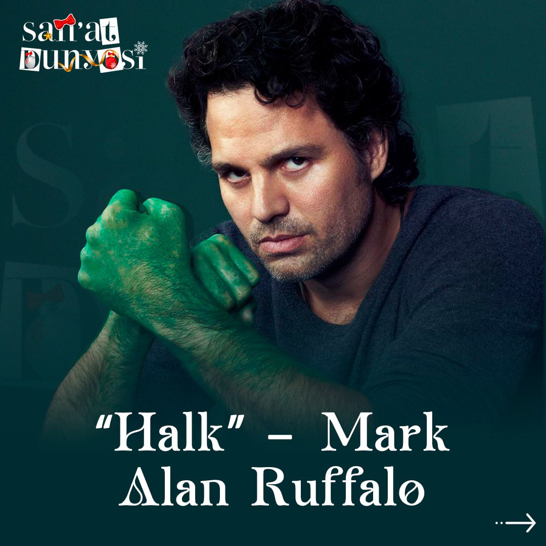 👨‍🎤Hulk - Mark Ruffalo