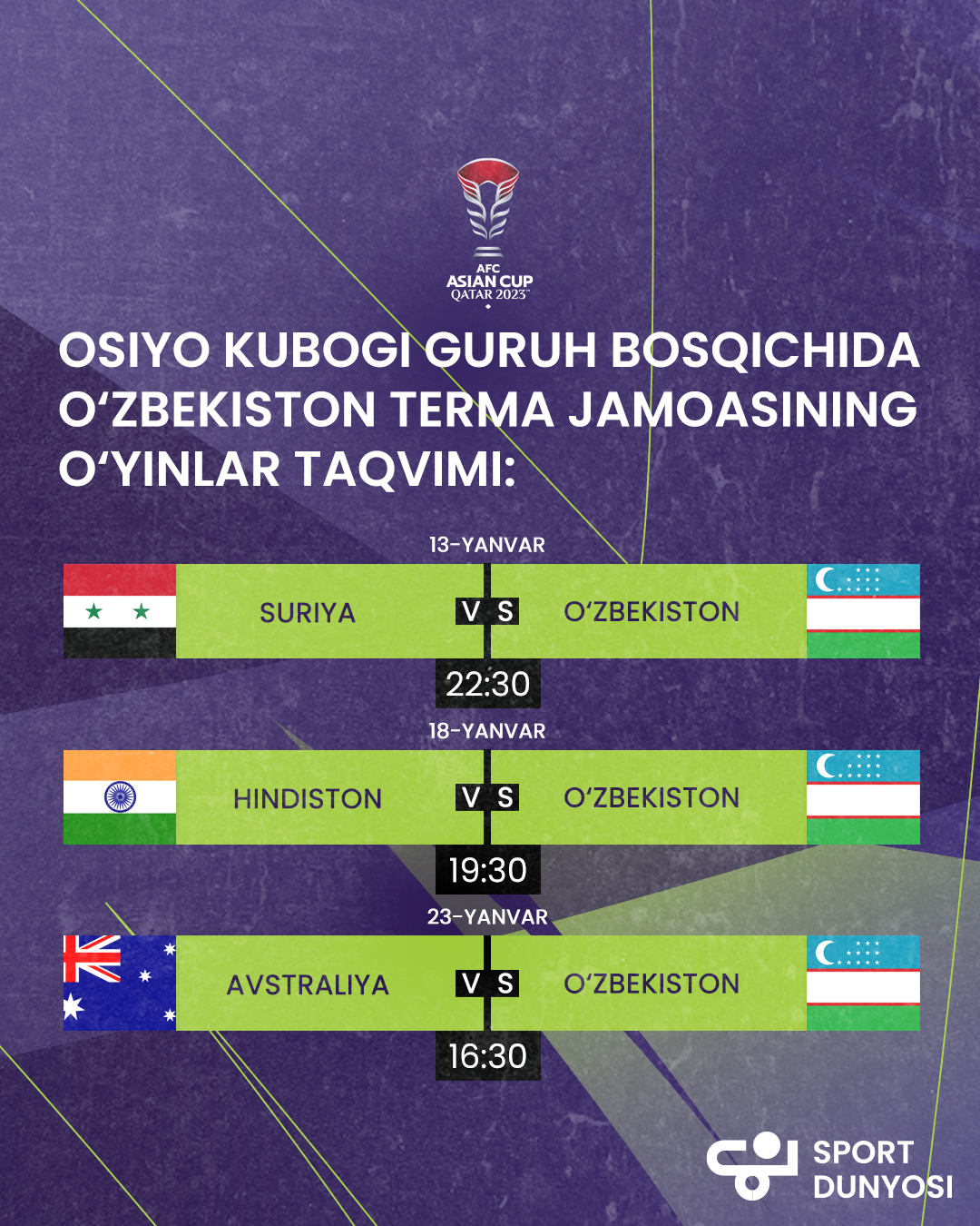 Uzbekistan in the Asian Cup!