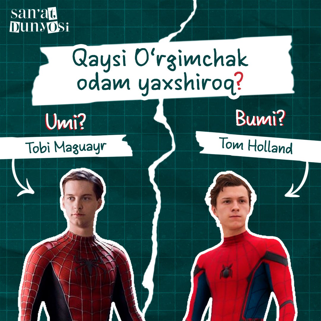 🕷Which Spider-Man is better?