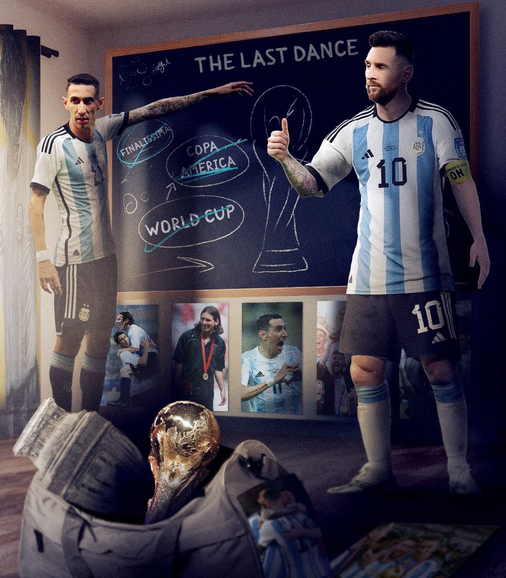 Officially! As part of the Argentine national team, Di Maria and Messi will participate in the 2024 Paris Olympics, which will be their last competition in the national team.