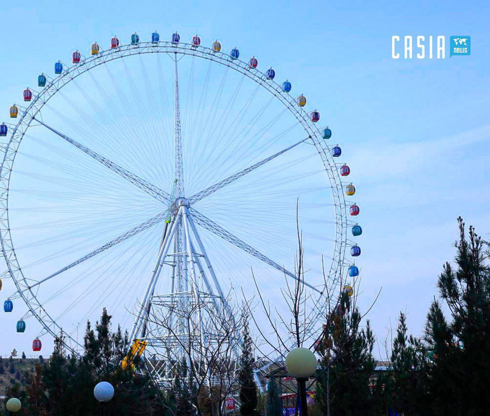 O‘zbekistonda eng baland tomosha charxpalagi o‘rnatildi