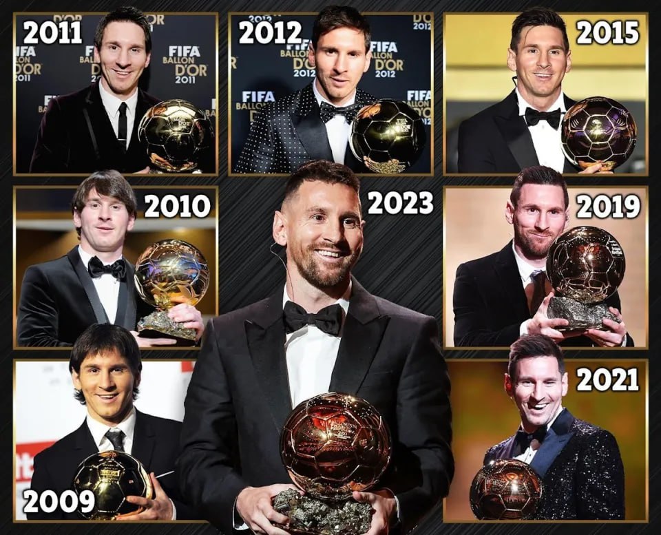 Messi donated the eighth "Golden Ball" to the "Barcelona" museum