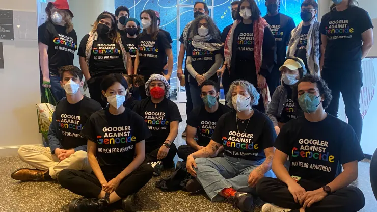 Protest from Google employees