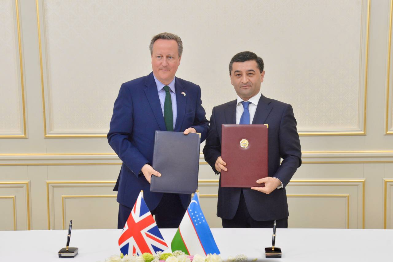 The British Foreign Minister is in Tashkent