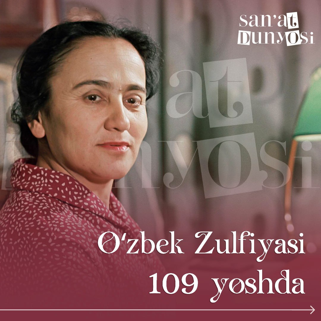 🌸Uzbek Zulfia is 109 years old