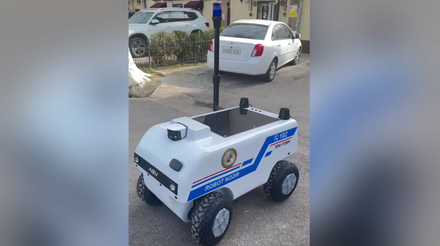 Robots with surveillance cameras were launched in Tashkent
