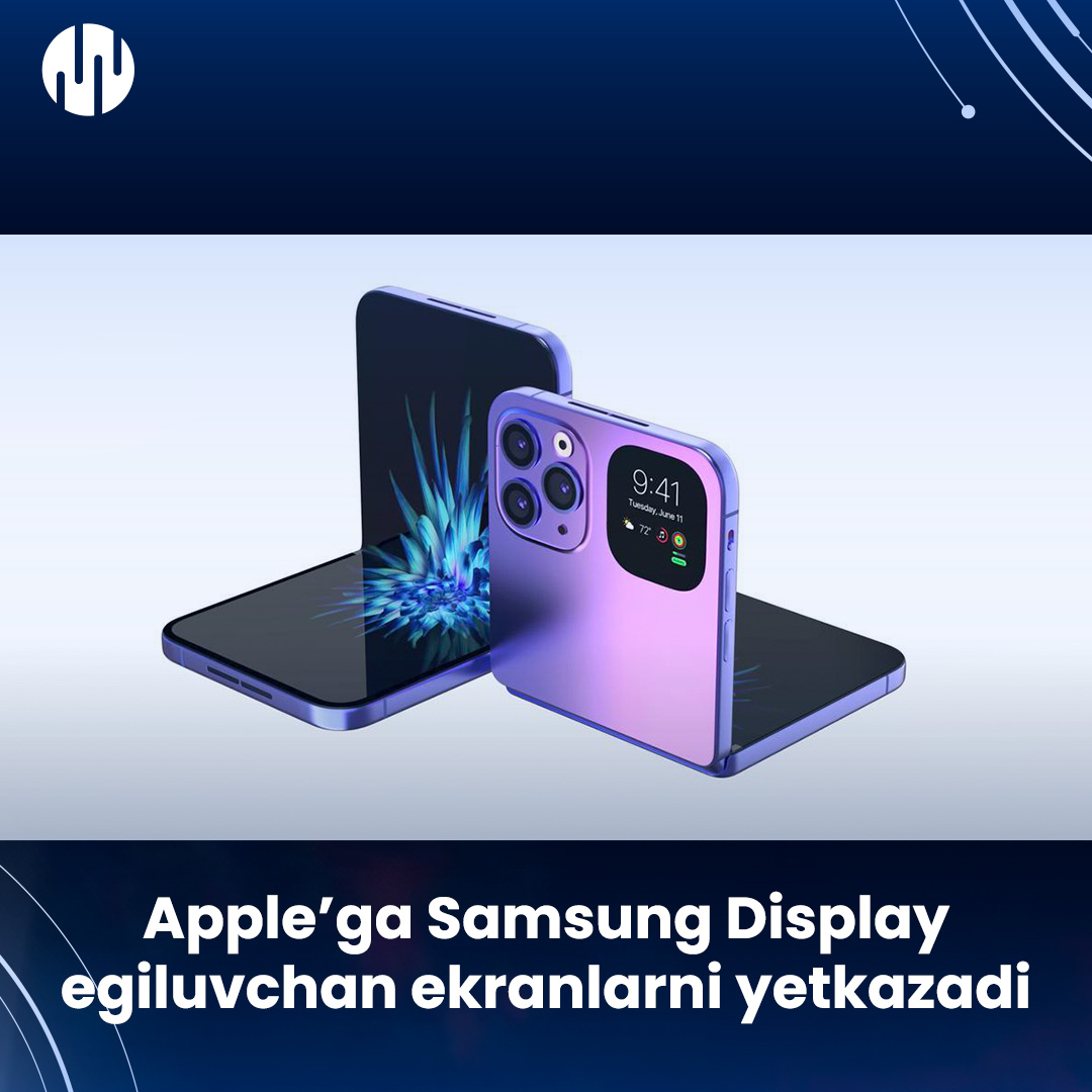 📱Samsung Display began supplying flexible screens to Apple