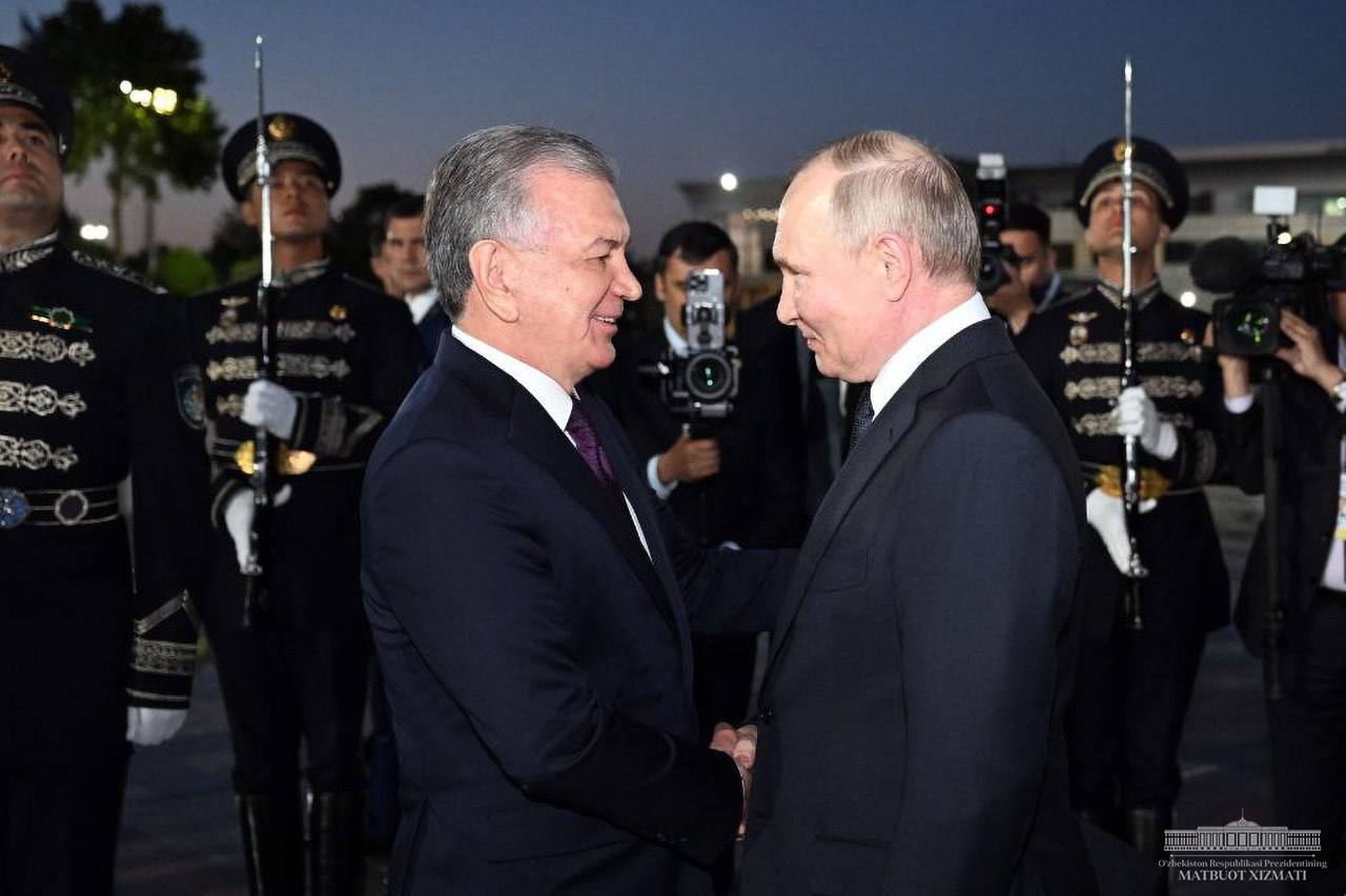 Vladimir Putin came to Uzbekistan