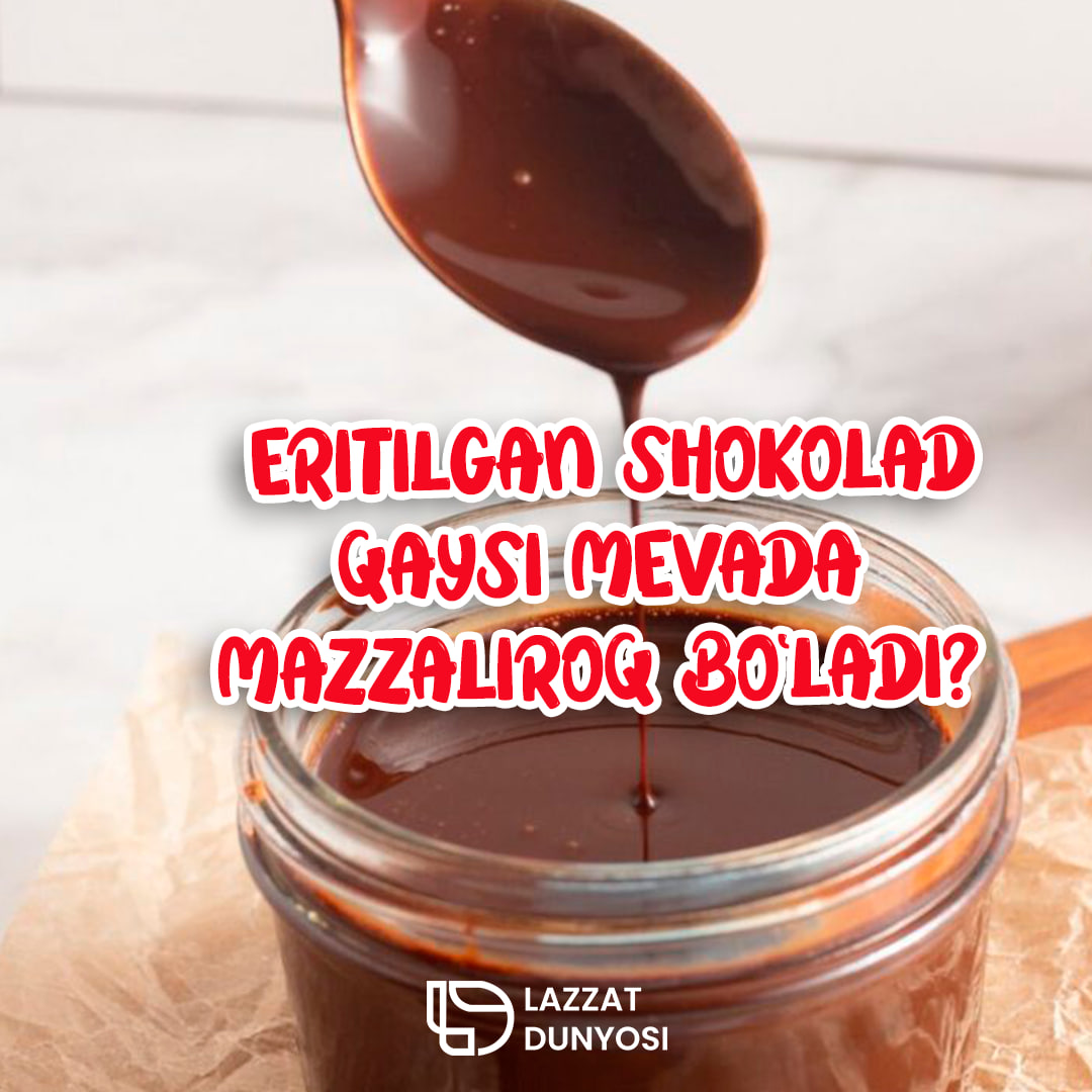 🍫 What fruit do you like to eat melted chocolate with?