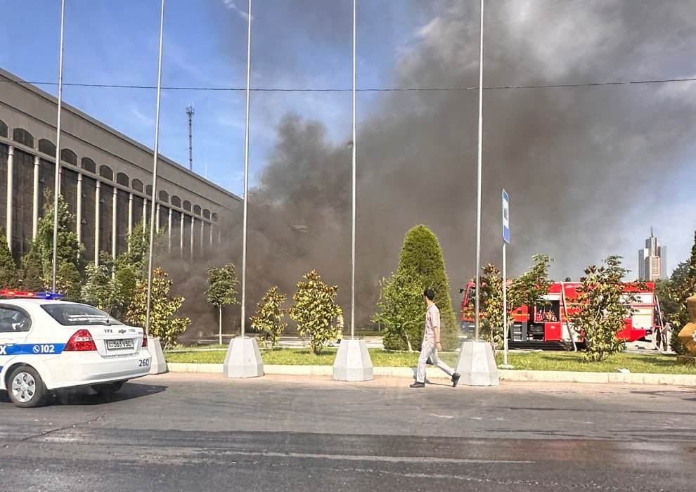 A cable fire in Tashkent caused problems in the provision of public services