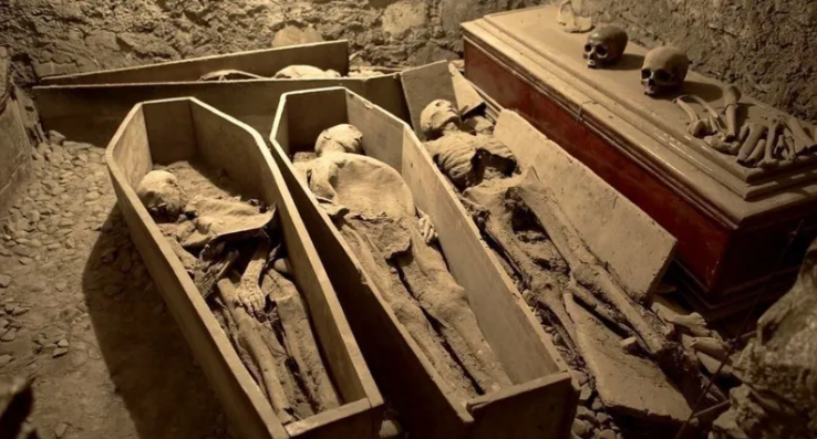 Mummified bodies in Dublin were cremated