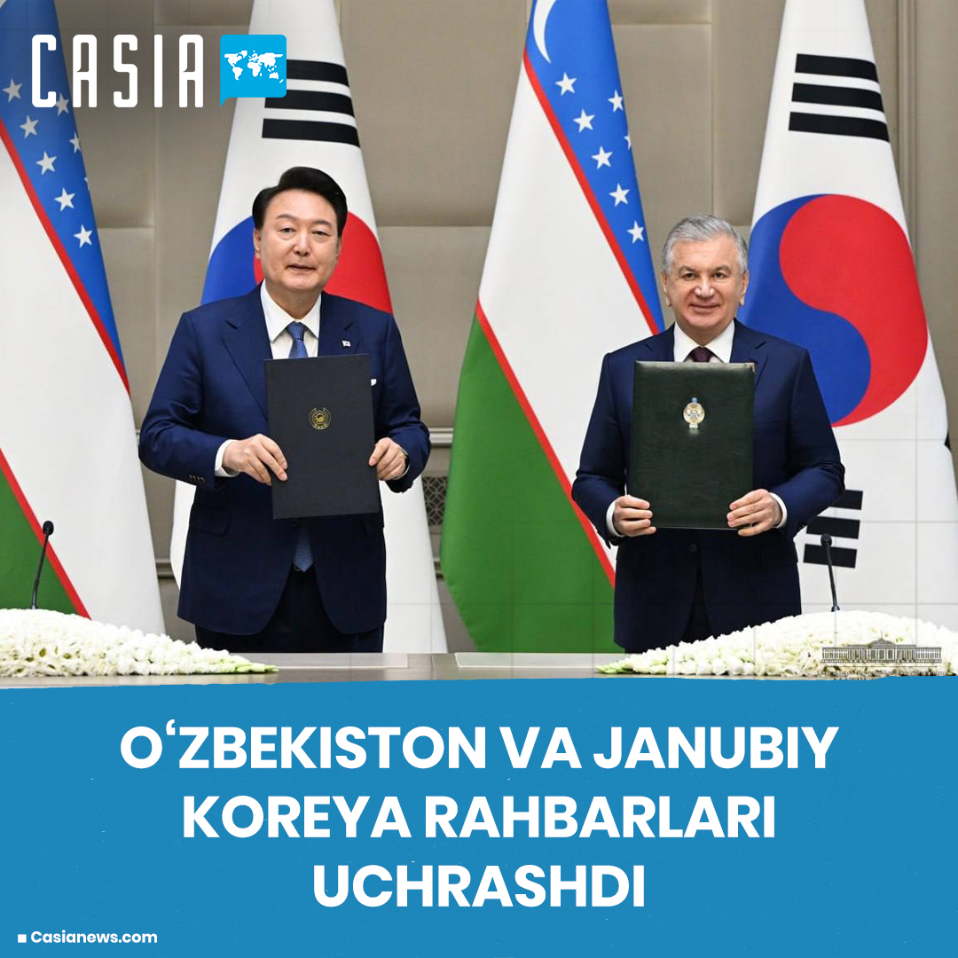 The leaders of Uzbekistan and South Korea met