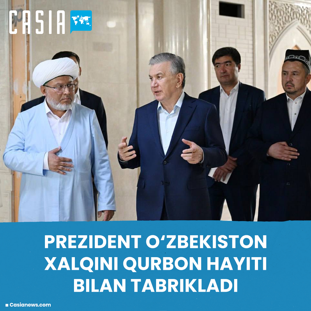 The President congratulated the people of Uzbekistan on Eid al-Adha