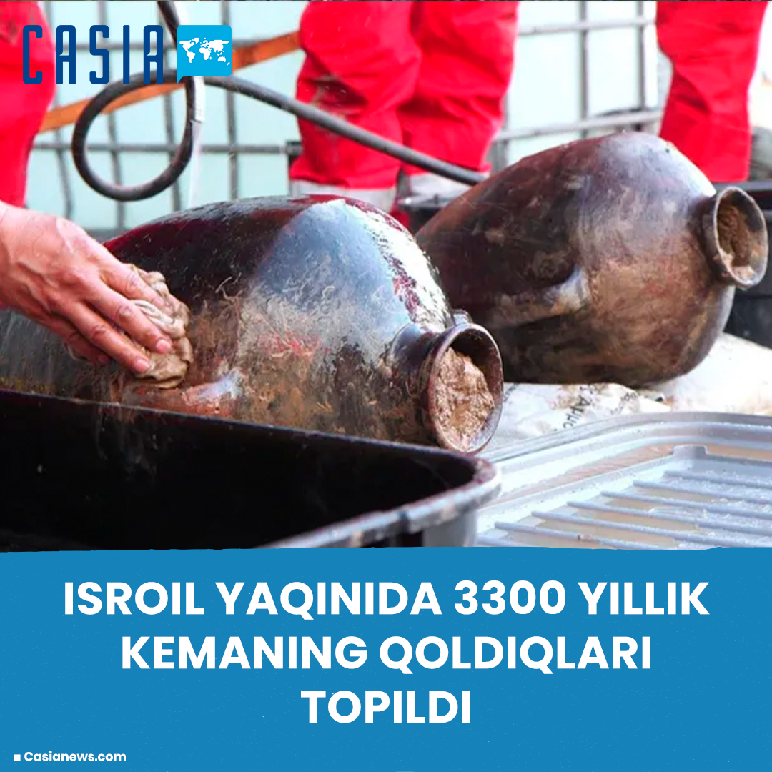 Isroil yaqinida 3300 yillik kemaning qoldiqlari topildi