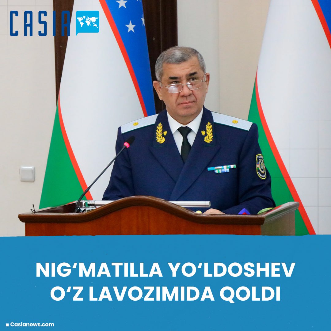 Nigmatilla Yoldoshev remained in his position